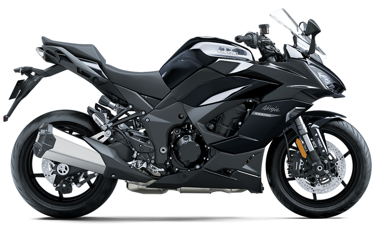 На зображенні мотоцикл Kawasaki Ninja 1000 чорного кольору
