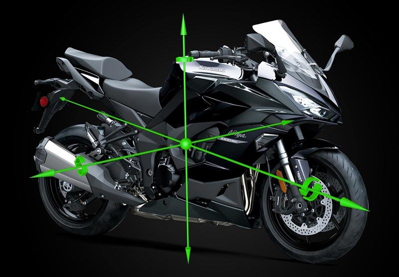 На зображенні мотоцикл Kawasaki Ninja 1000 чорного кольору