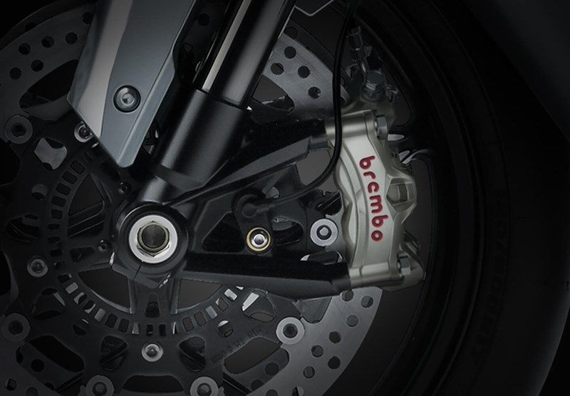 На зображенні гальма мотоциклу Kawasaki Ninja H2-R™ 