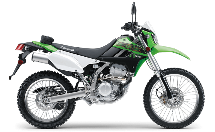 На зображенні мотоцикл KLX®110R