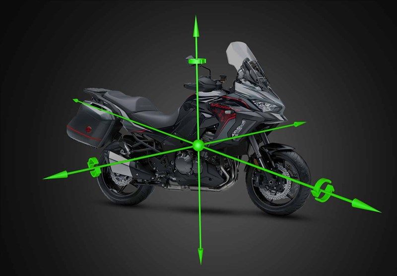 На зображенні деталі мотоциклу Kawasaki VERSYS®1000