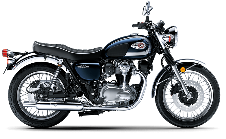 На зображенні мотоцикл Kawasaki W800