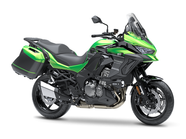 На зображенні мотоцикл Kawasaki VERSYS® 1000 SE LT+ чорного кольору
